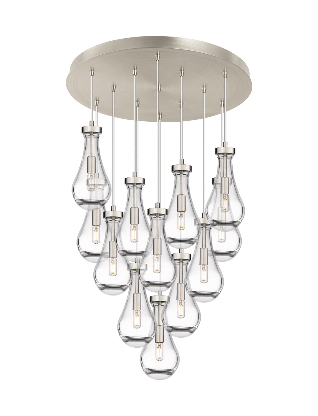 Innovations Downtown Urban 126-451-1P-SN-G451-5CL Pendant Light - Brushed Satin Nickel
