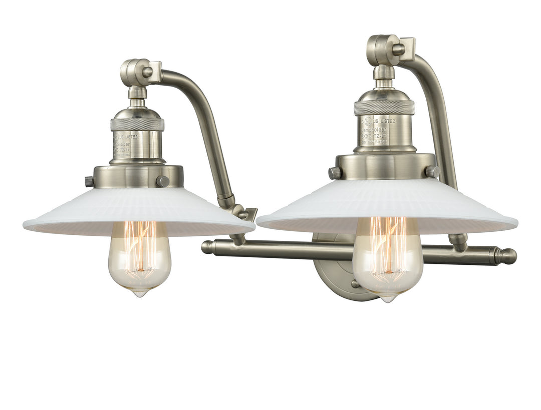 Innovations Franklin Restoration 515-2W-SN-G1-LED Bath Vanity Light 19 in. wide - Brushed Satin Nickel