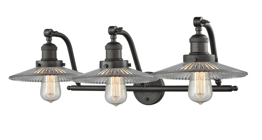 Innovations Franklin Restoration 515-3W-OB-G2 Bath Vanity Light 28 in. wide - Oil Rubbed Bronze