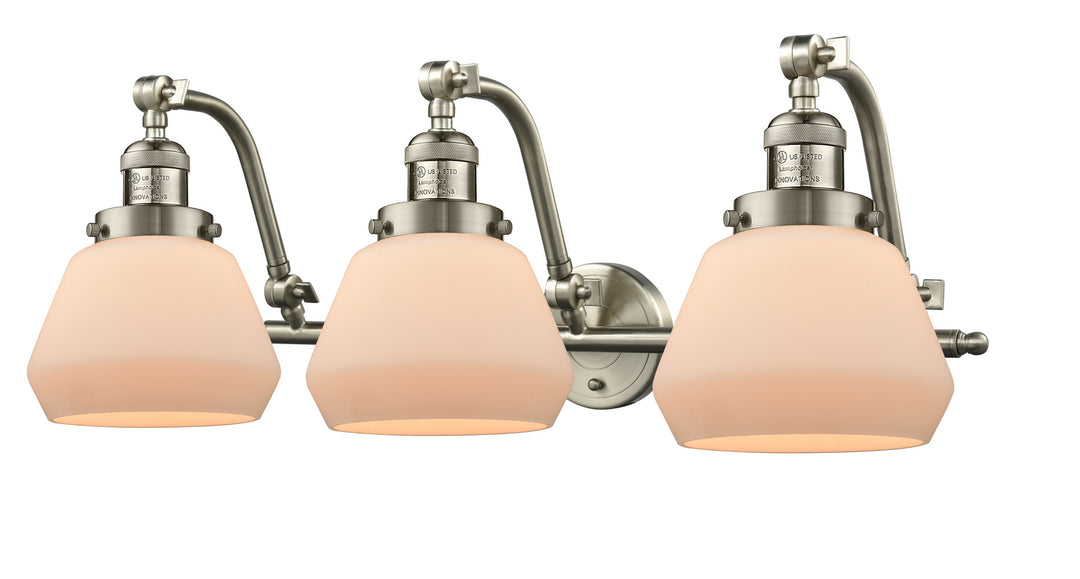 Innovations Franklin Restoration 515-3W-SN-G171-LED Bath Vanity Light 28 in. wide - Brushed Satin Nickel