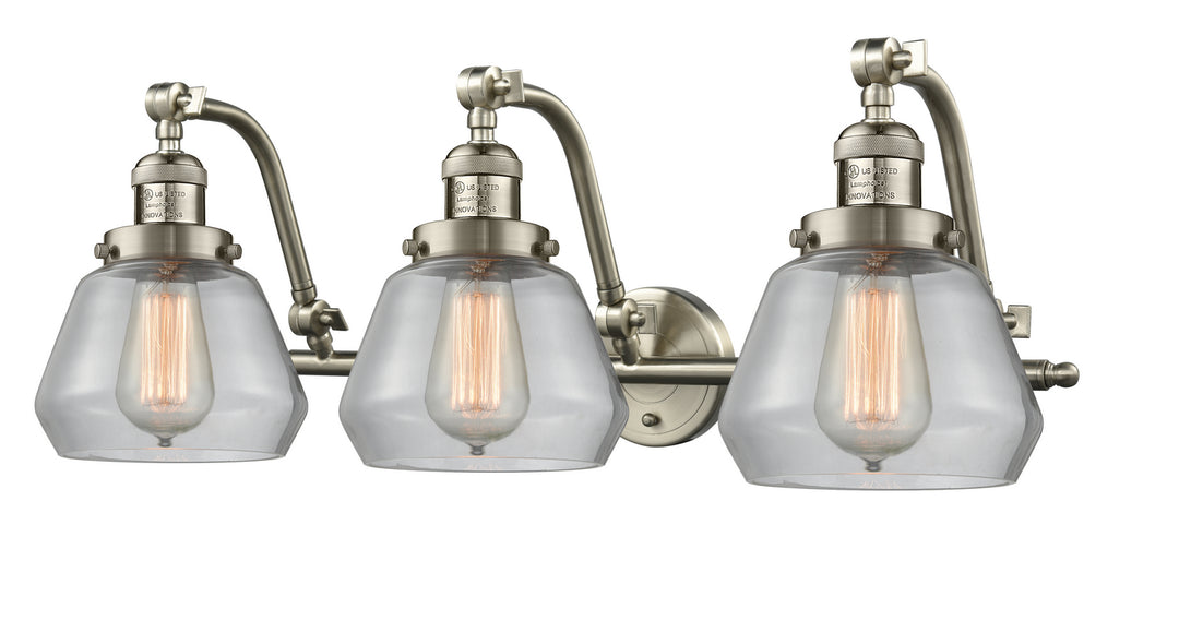 Innovations Franklin Restoration 515-3W-SN-G172-LED Bath Vanity Light 28 in. wide - Brushed Satin Nickel