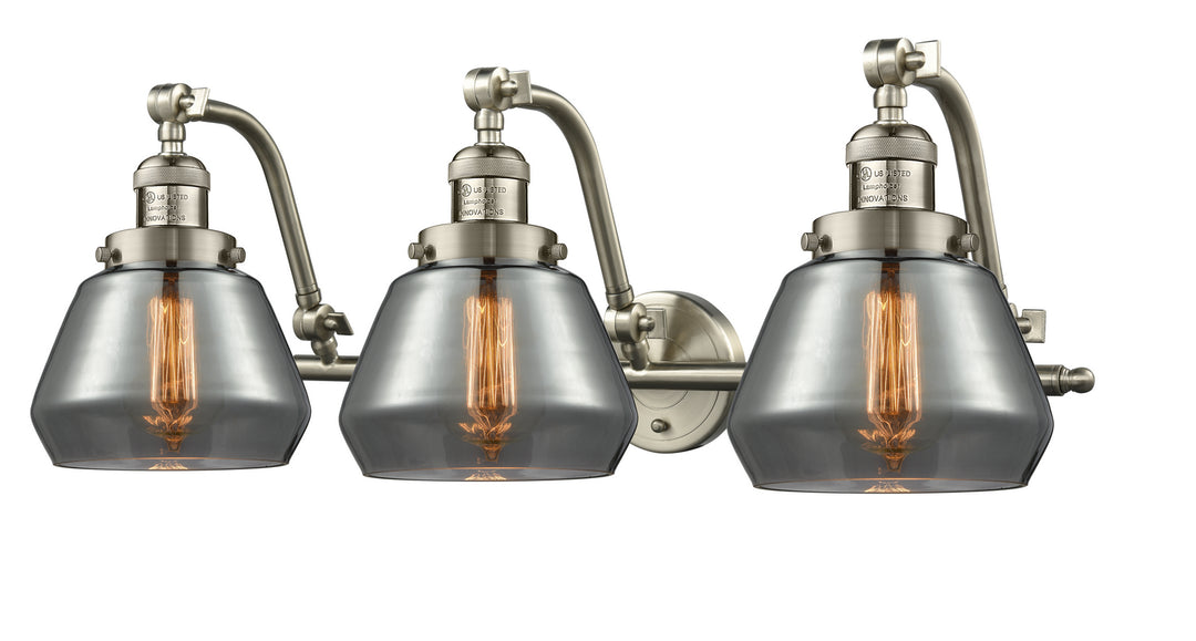 Innovations Franklin Restoration 515-3W-SN-G173-LED Bath Vanity Light 28 in. wide - Brushed Satin Nickel