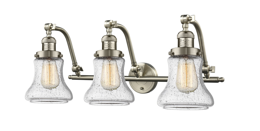 Innovations Franklin Restoration 515-3W-SN-G194-LED Bath Vanity Light 28 in. wide - Brushed Satin Nickel