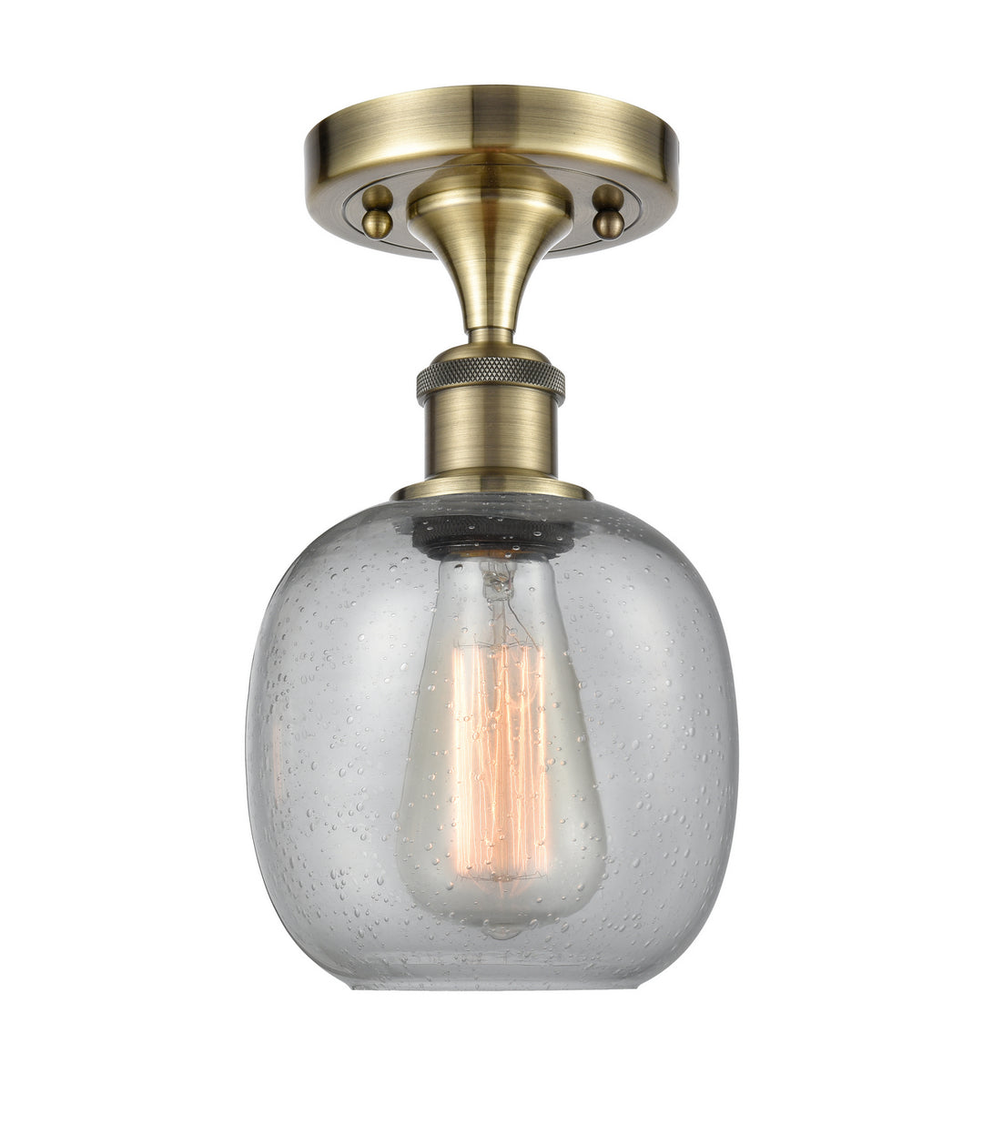 Innovations Ballston 516-1C-AB-G104 Ceiling Light - Antique Brass