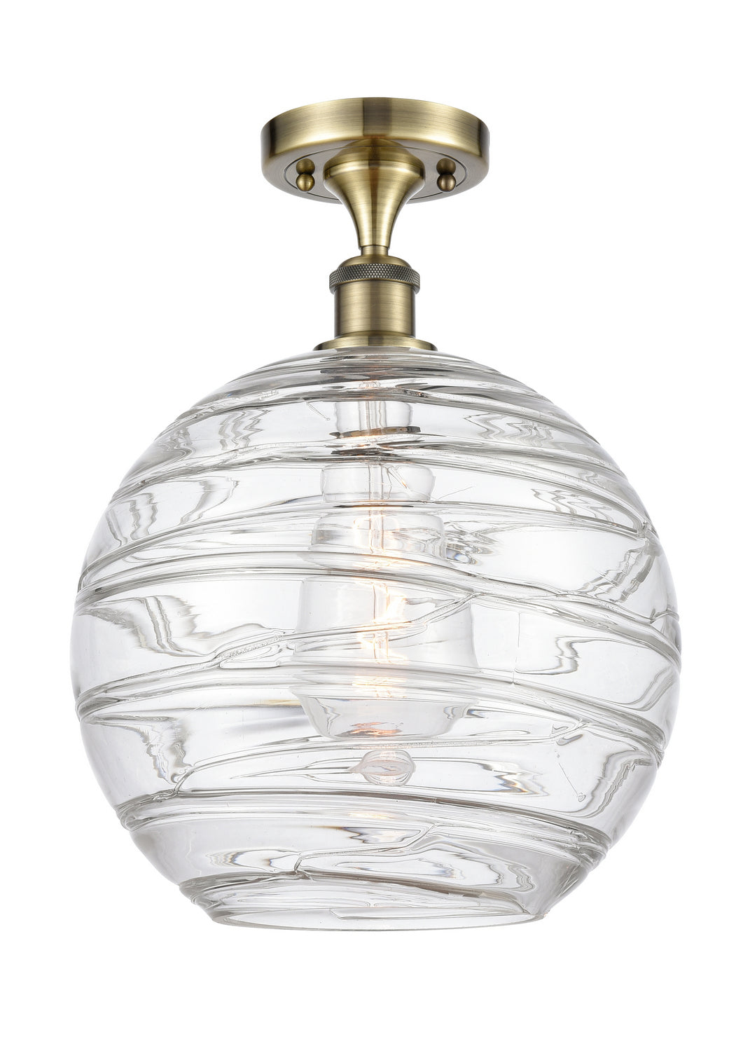 Innovations Ballston 516-1C-AB-G1213-12-LED Ceiling Light - Antique Brass