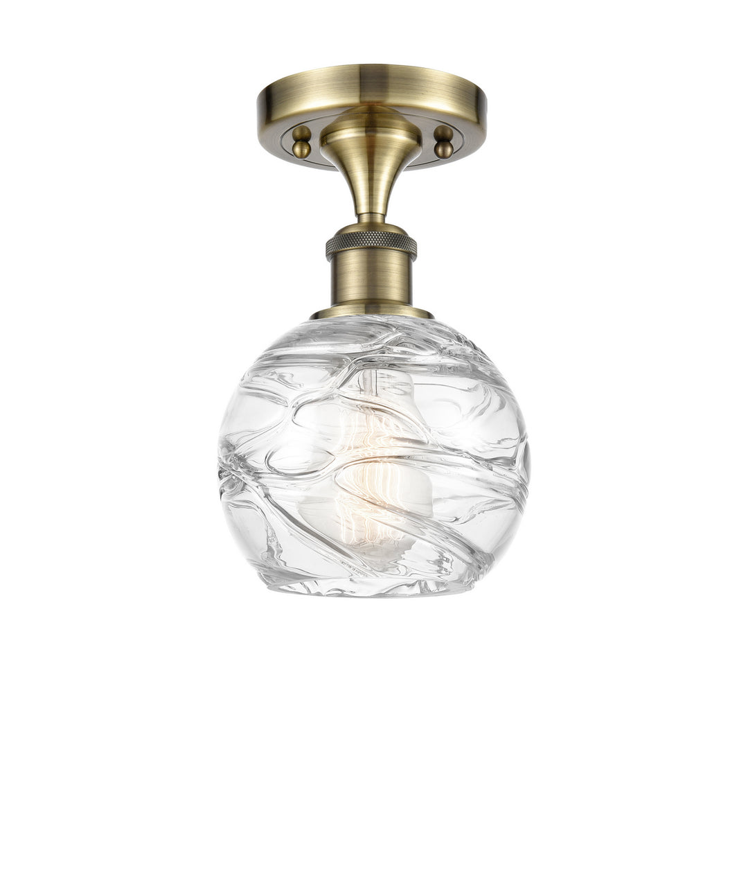Innovations Ballston 516-1C-AB-G1213-6-LED Ceiling Light - Antique Brass