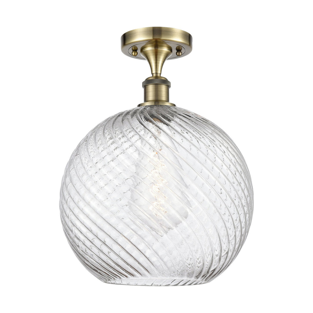 Innovations Ballston 516-1C-AB-G1214-12 Ceiling Light - Antique Brass