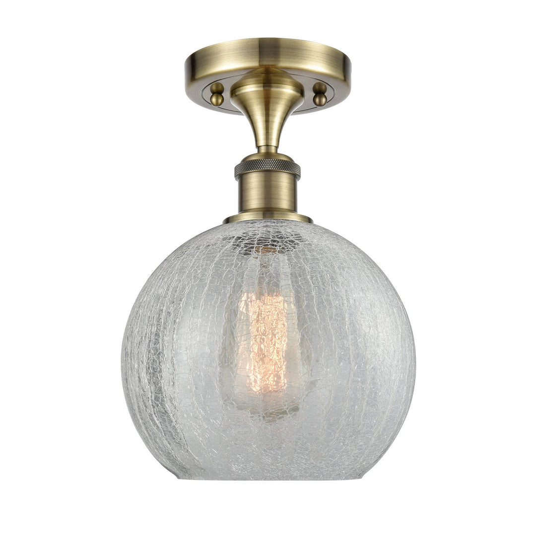 Innovations Ballston 516-1C-AB-G125-8 Ceiling Light - Antique Brass