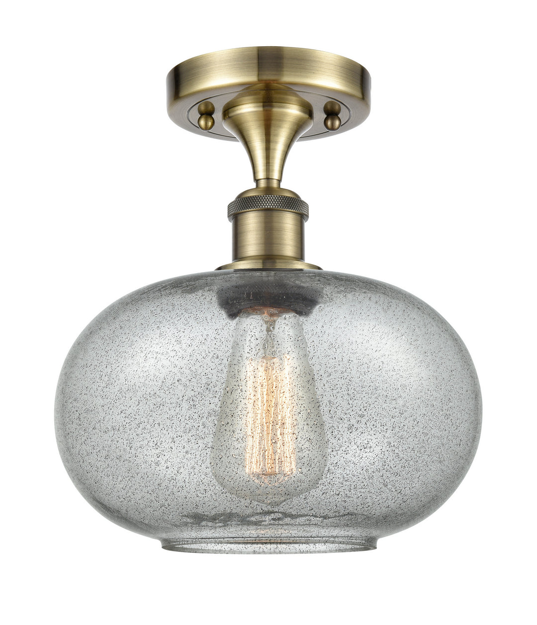 Innovations Ballston 516-1C-AB-G247-LED Ceiling Light - Antique Brass