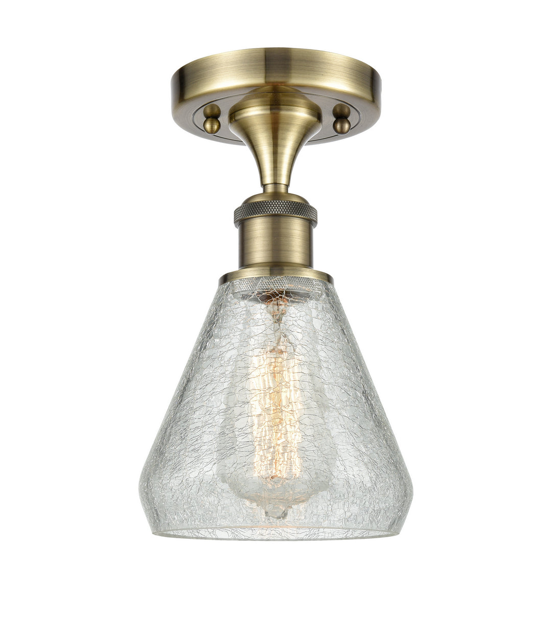 Innovations Ballston 516-1C-AB-G275 Ceiling Light - Antique Brass