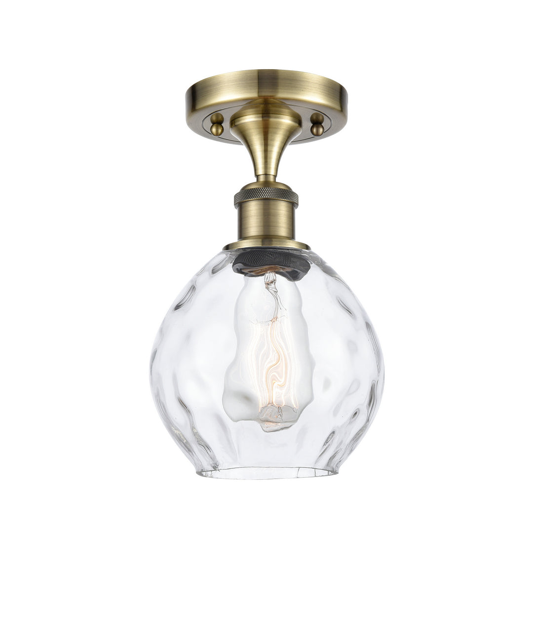 Innovations Ballston 516-1C-AB-G362 Ceiling Light - Antique Brass
