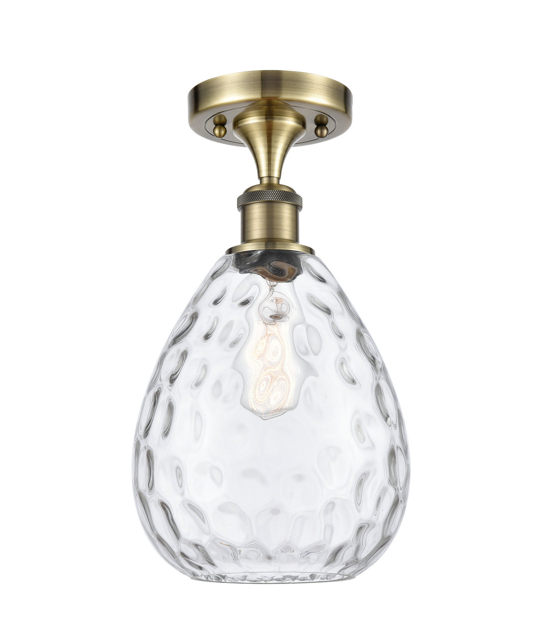 Innovations Ballston 516-1C-AB-G372 Ceiling Light - Antique Brass