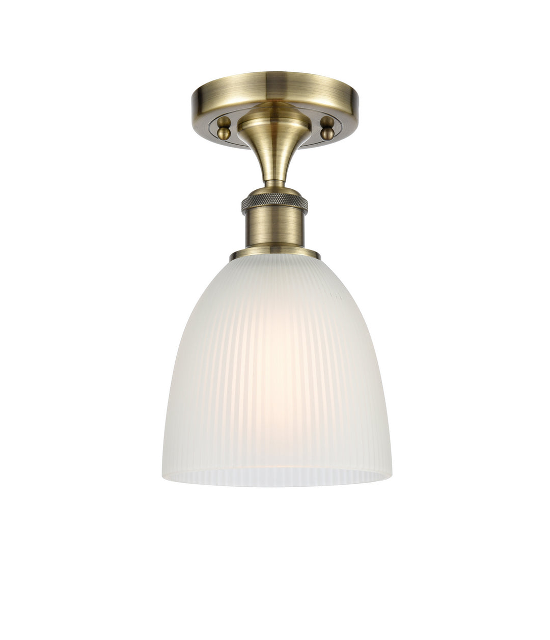 Innovations Ballston 516-1C-AB-G381 Ceiling Light - Antique Brass