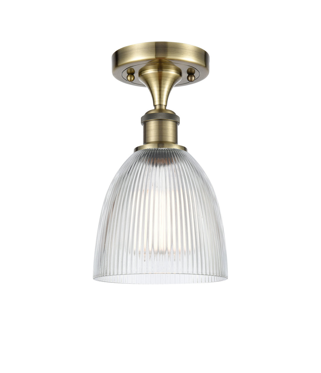 Innovations Ballston 516-1C-AB-G382 Ceiling Light - Antique Brass