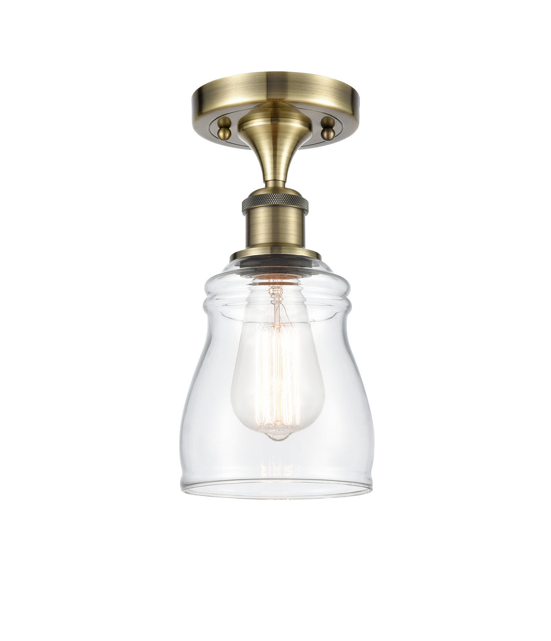 Innovations Ballston 516-1C-AB-G392-LED Ceiling Light - Antique Brass