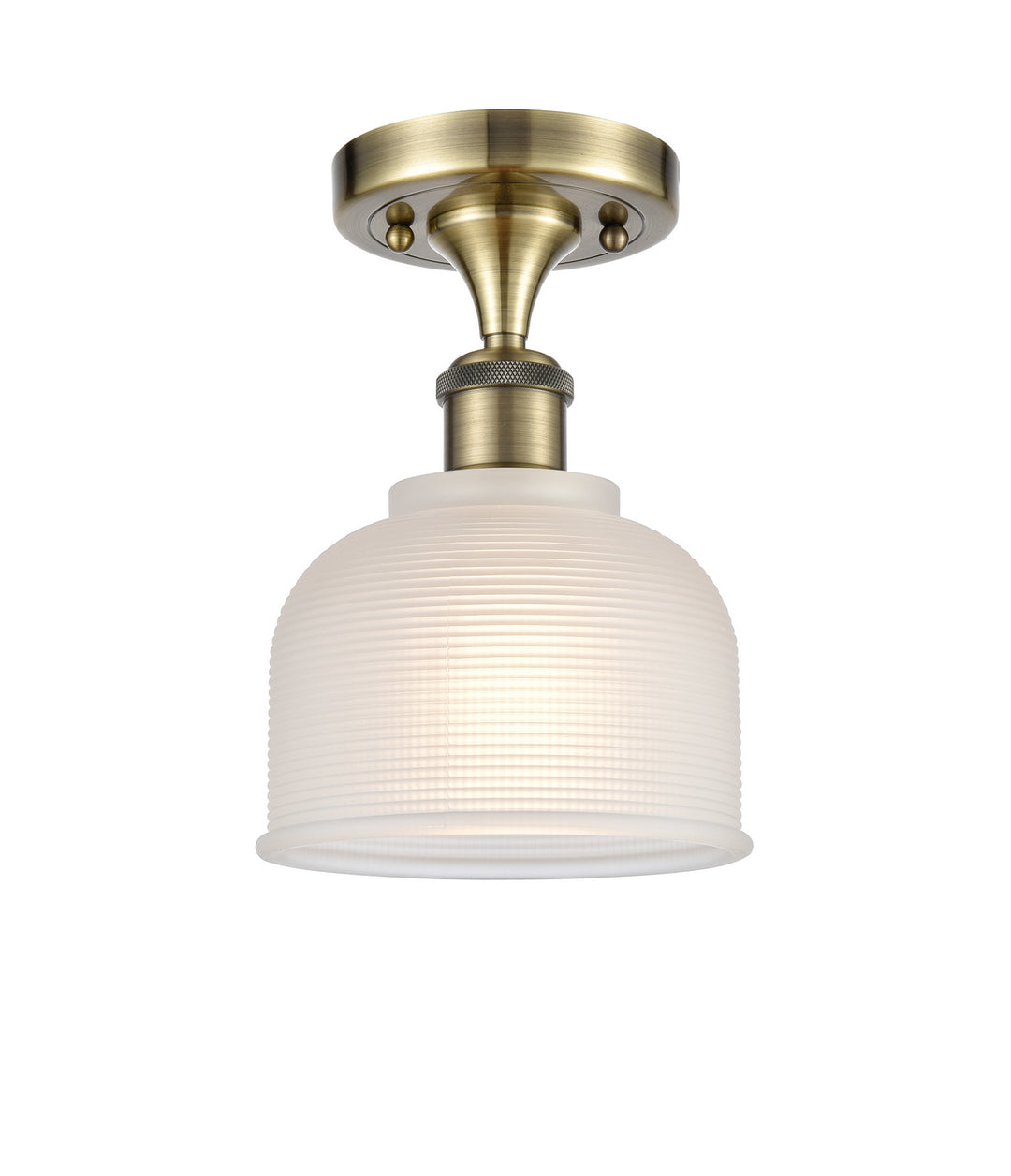 Innovations Ballston 516-1C-AB-G411 Ceiling Light - Antique Brass