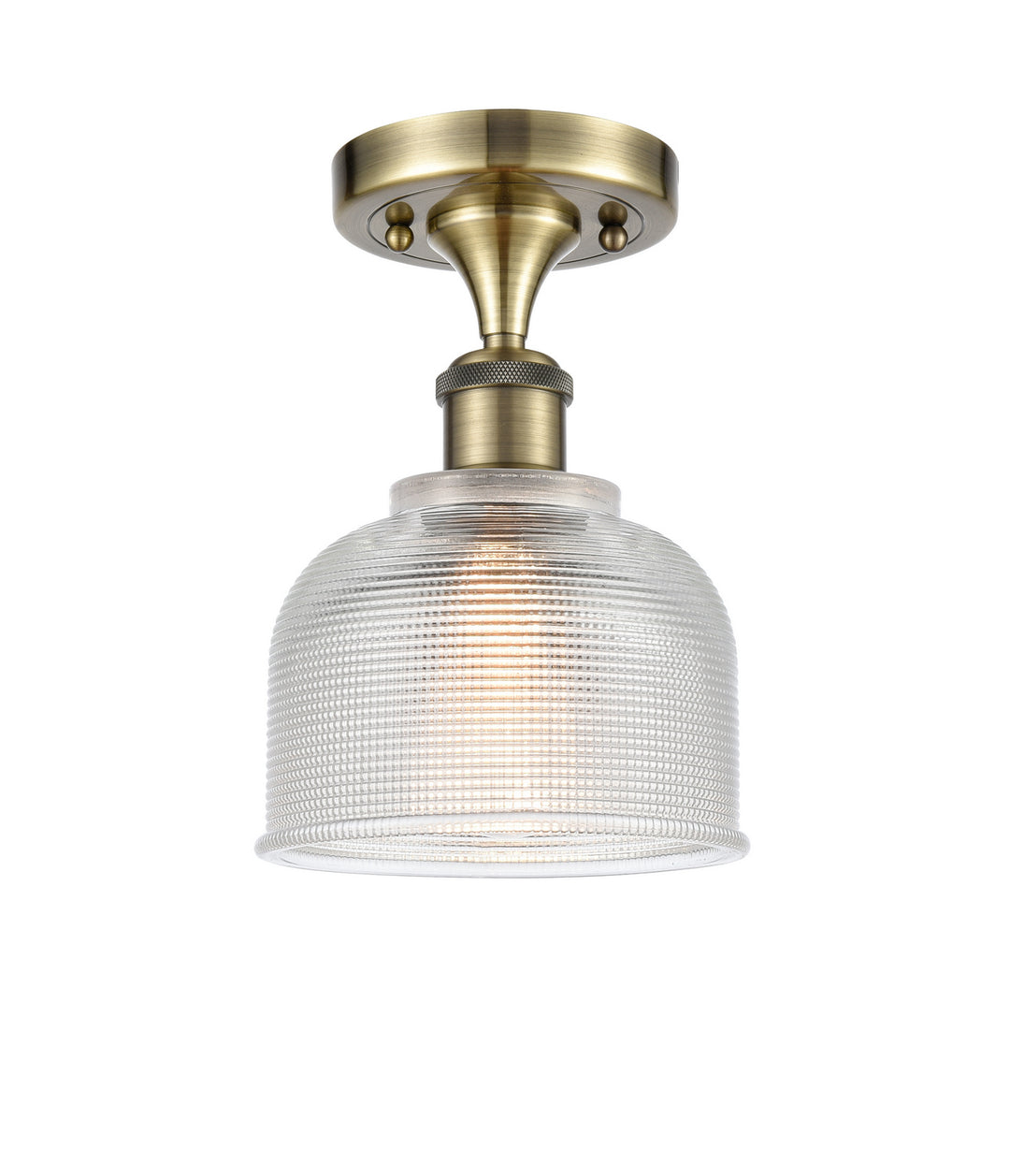 Innovations Ballston 516-1C-AB-G412-LED Ceiling Light - Antique Brass