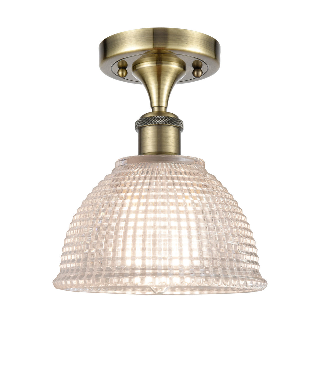 Innovations Ballston 516-1C-AB-G422-LED Ceiling Light - Antique Brass