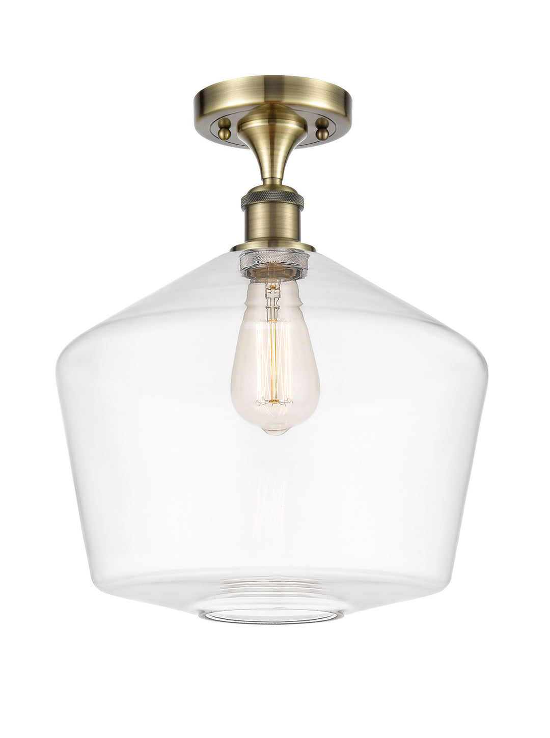 Innovations Ballston 516-1C-AB-G652-12 Ceiling Light - Antique Brass