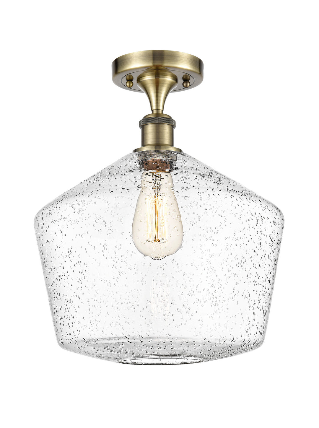 Innovations Ballston 516-1C-AB-G654-12 Ceiling Light - Antique Brass