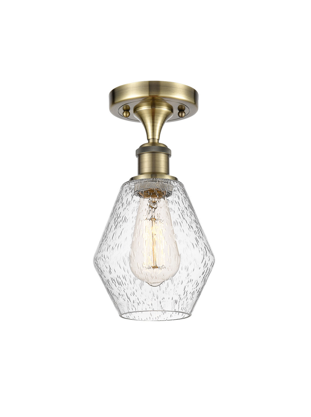 Innovations Ballston 516-1C-AB-G654-6-LED Ceiling Light - Antique Brass