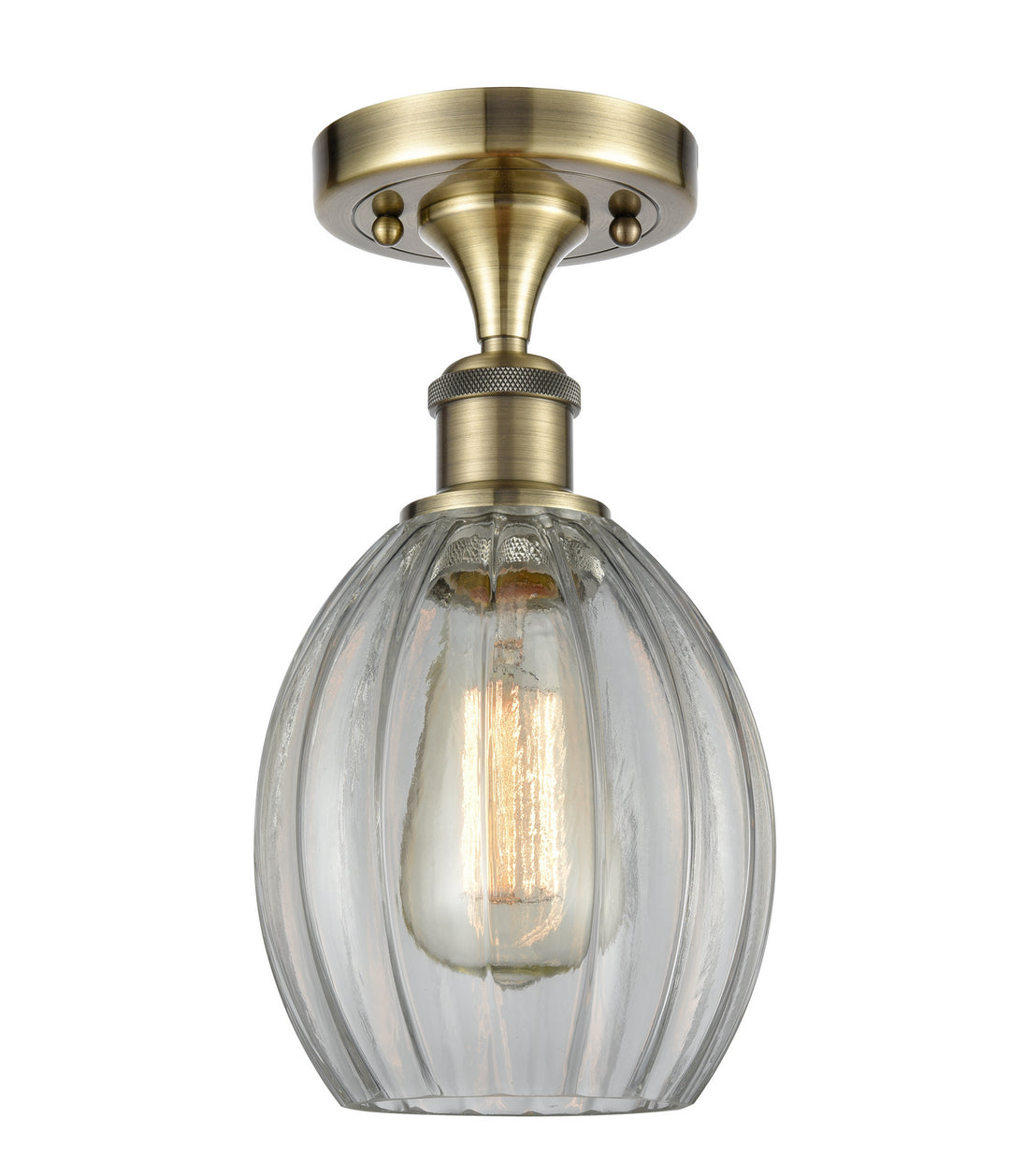Innovations Ballston 516-1C-AB-G82-LED Ceiling Light - Antique Brass