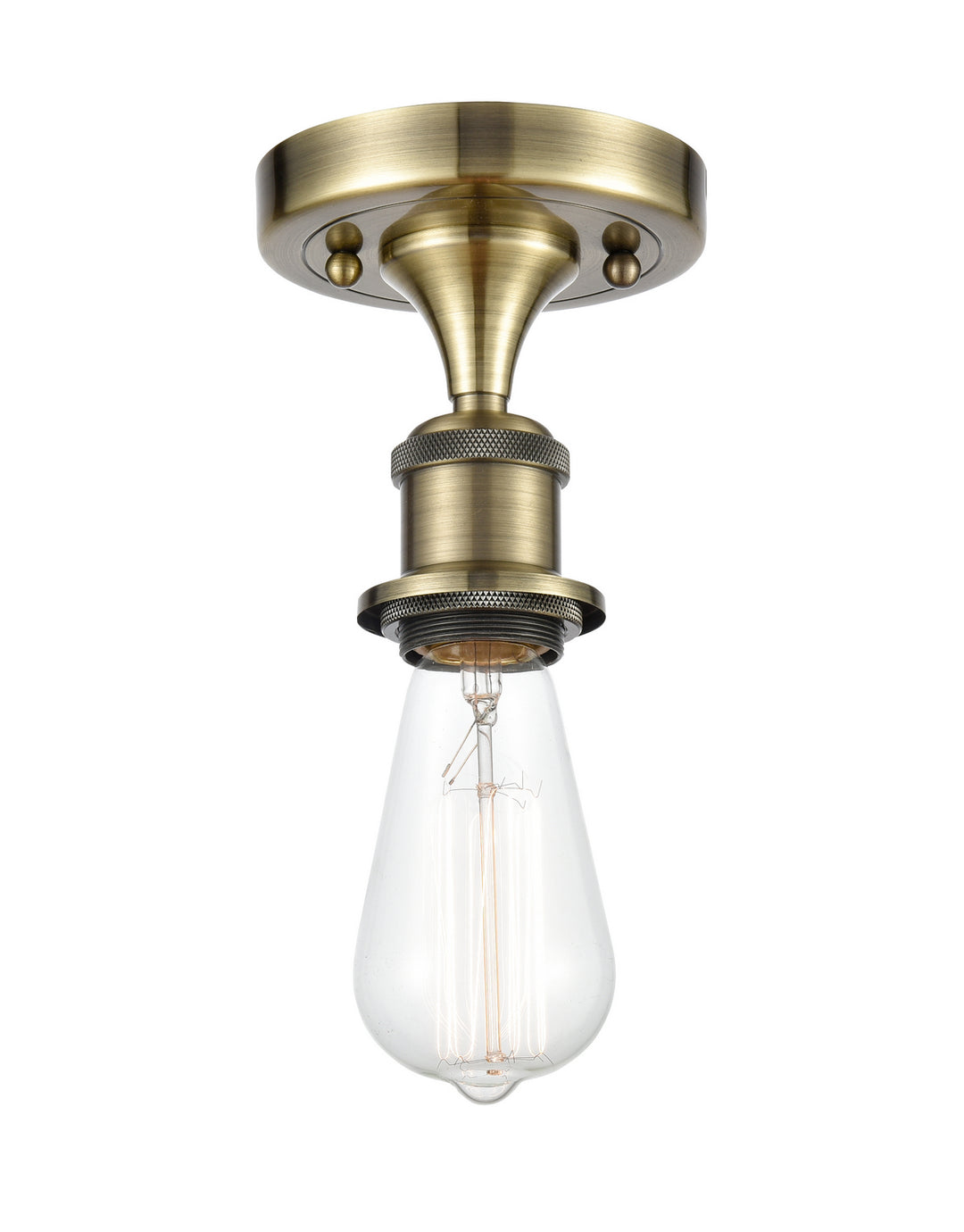 Innovations Ballston 516-1C-AB-LED Ceiling Light - Antique Brass