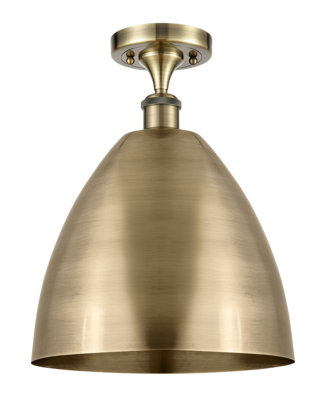 Innovations Ballston 516-1C-AB-MBD-12-AB Ceiling Light - Antique Brass