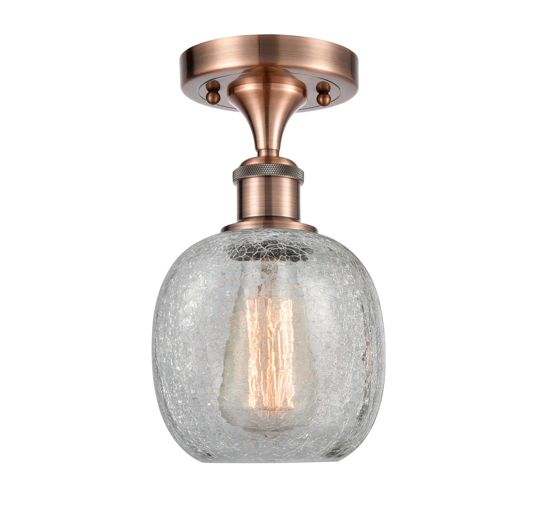 Innovations Ballston 516-1C-AC-G105-LED Ceiling Light - Antique Copper