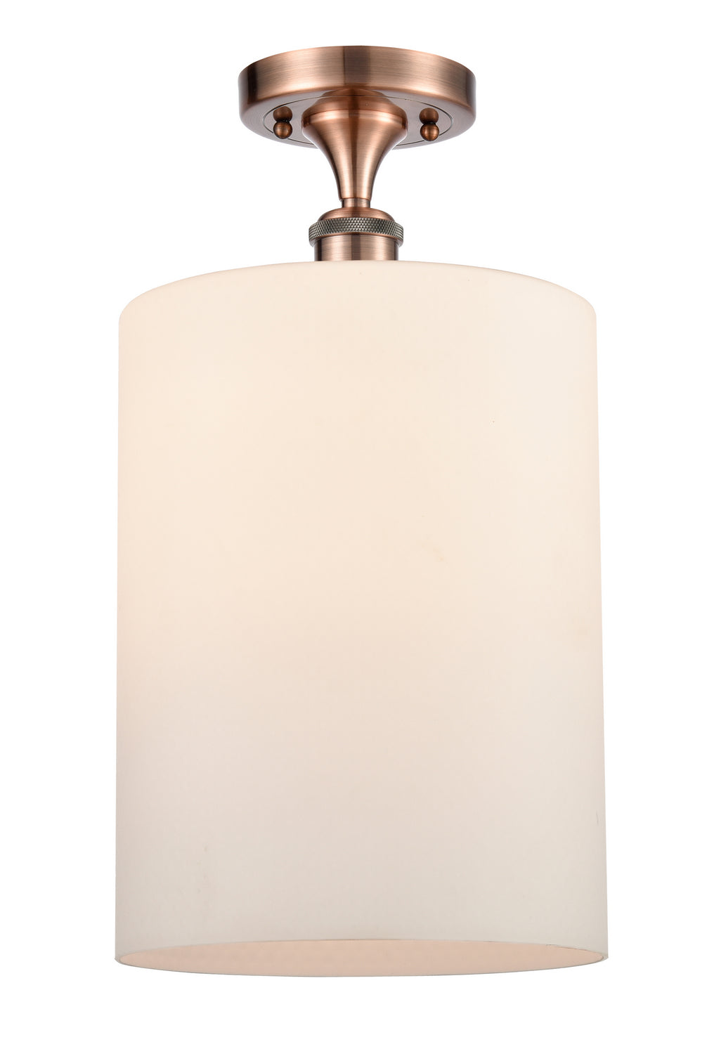 Innovations Ballston 516-1C-AC-G111-L-LED Ceiling Light - Antique Copper
