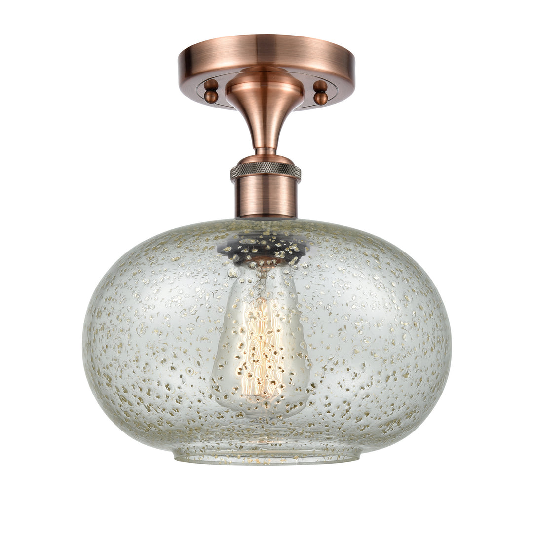 Innovations Ballston 516-1C-AC-G249-LED Ceiling Light - Antique Copper