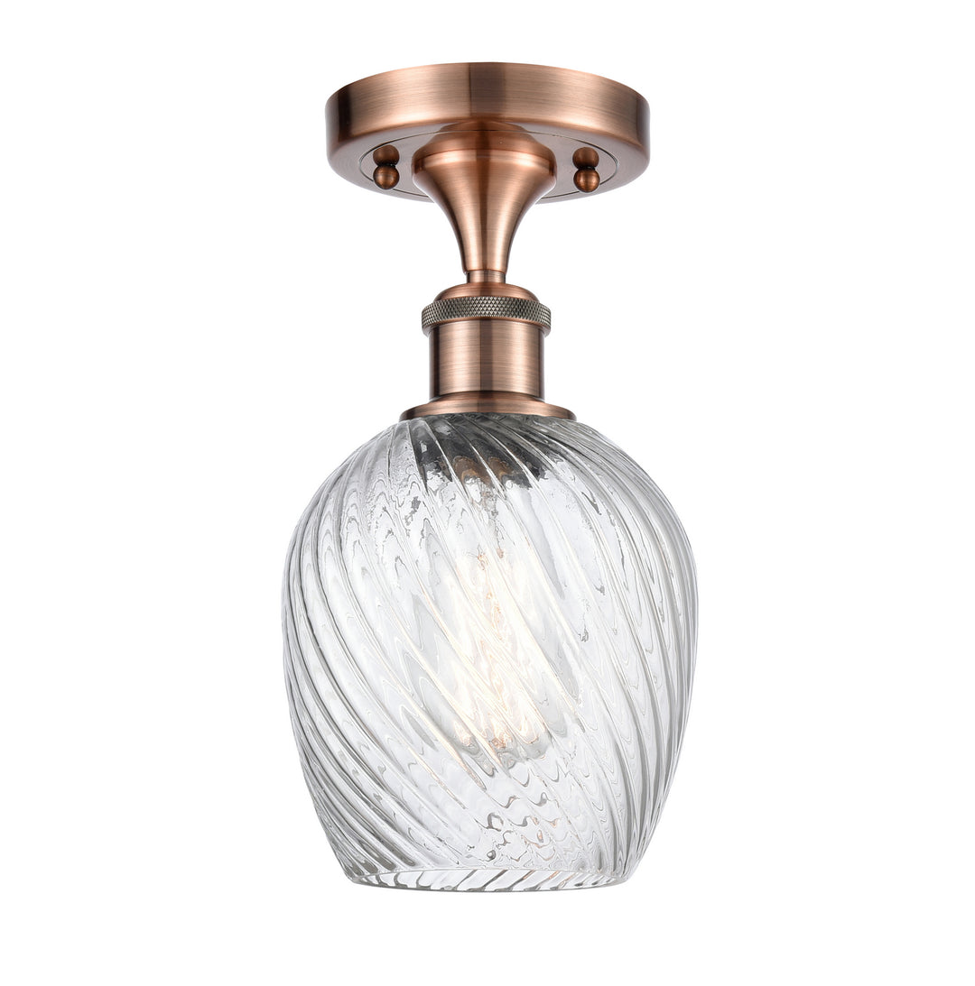 Innovations Ballston 516-1C-AC-G292-LED Ceiling Light - Antique Copper
