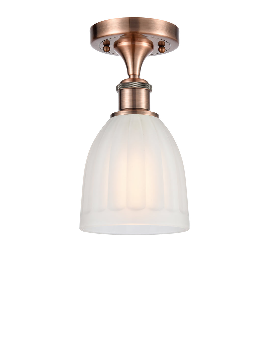 Innovations Ballston 516-1C-AC-G441-LED Ceiling Light - Antique Copper