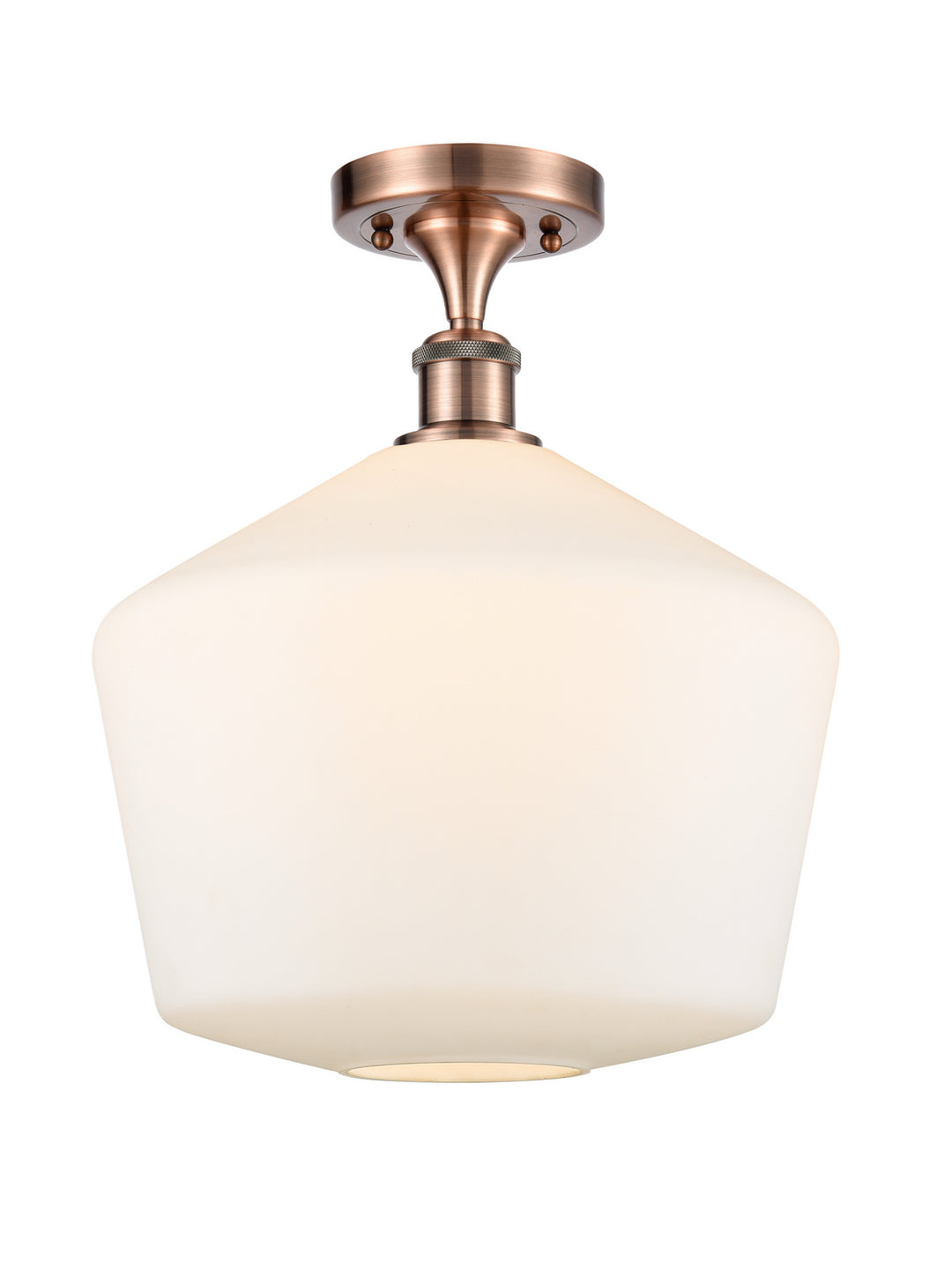 Innovations Ballston 516-1C-AC-G651-12-LED Ceiling Light - Antique Copper