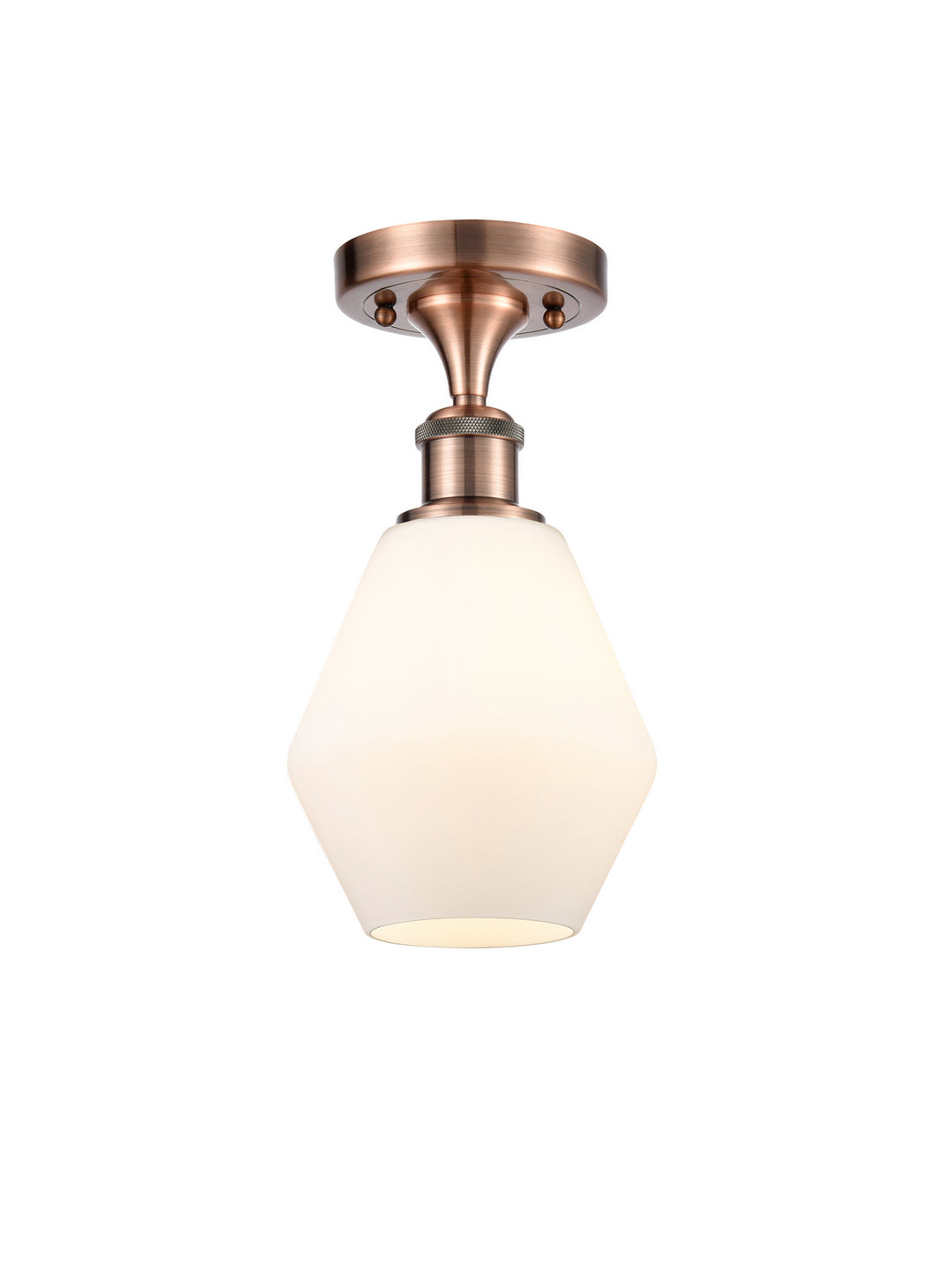 Innovations Ballston 516-1C-AC-G651-6-LED Ceiling Light - Antique Copper