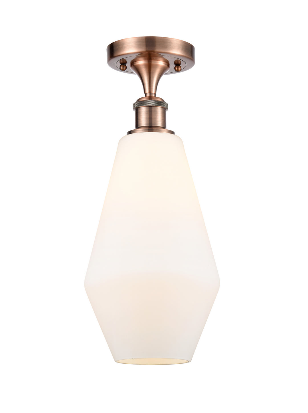 Innovations Ballston 516-1C-AC-G651-7-LED Ceiling Light - Antique Copper