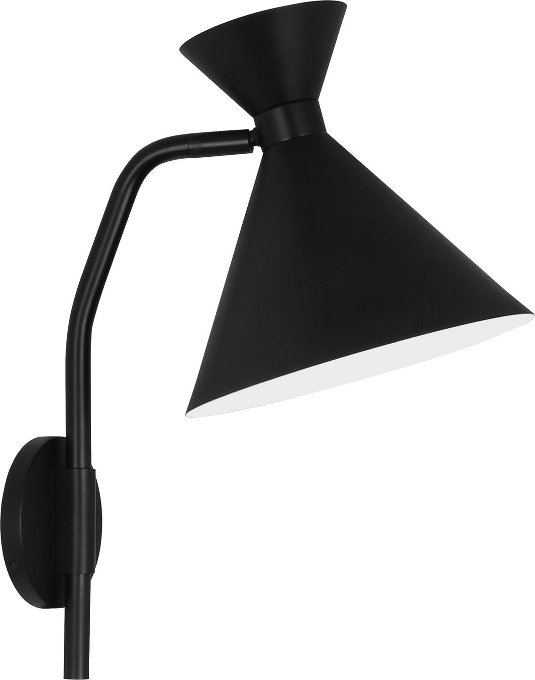 Robert Abbey Cinch 1253 Wall Sconce Light - Matte Black