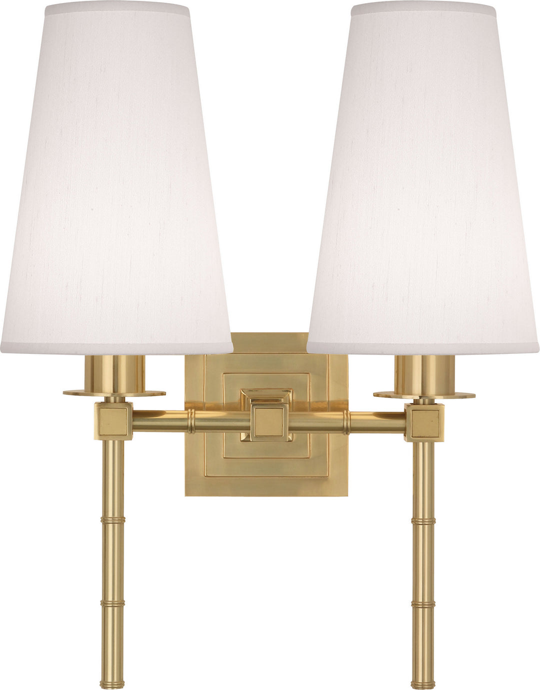 Robert Abbey Jonathan Adler Meurice 724W Wall Sconce Light - Modern Brass