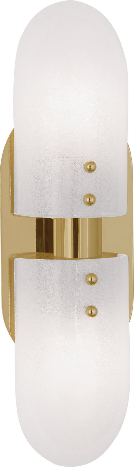 Robert Abbey Jonathan Adler Vienna 911 Wall Sconce Light - Modern Brass