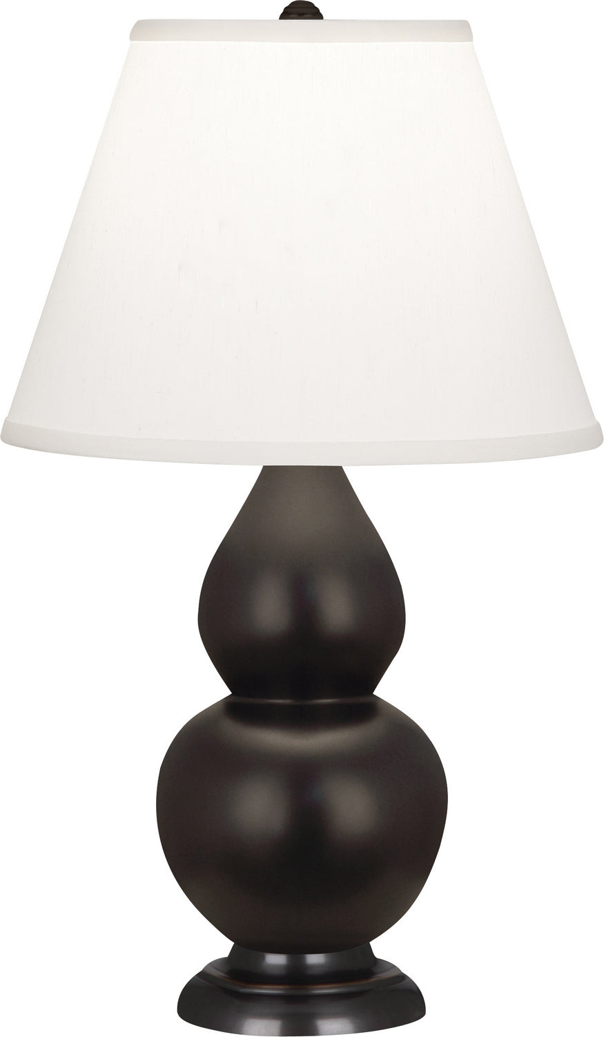 Robert Abbey Lighting MCF51 Small Double Gourd Lamp Matte Coffee Glazed W/Deep Patina Bronze