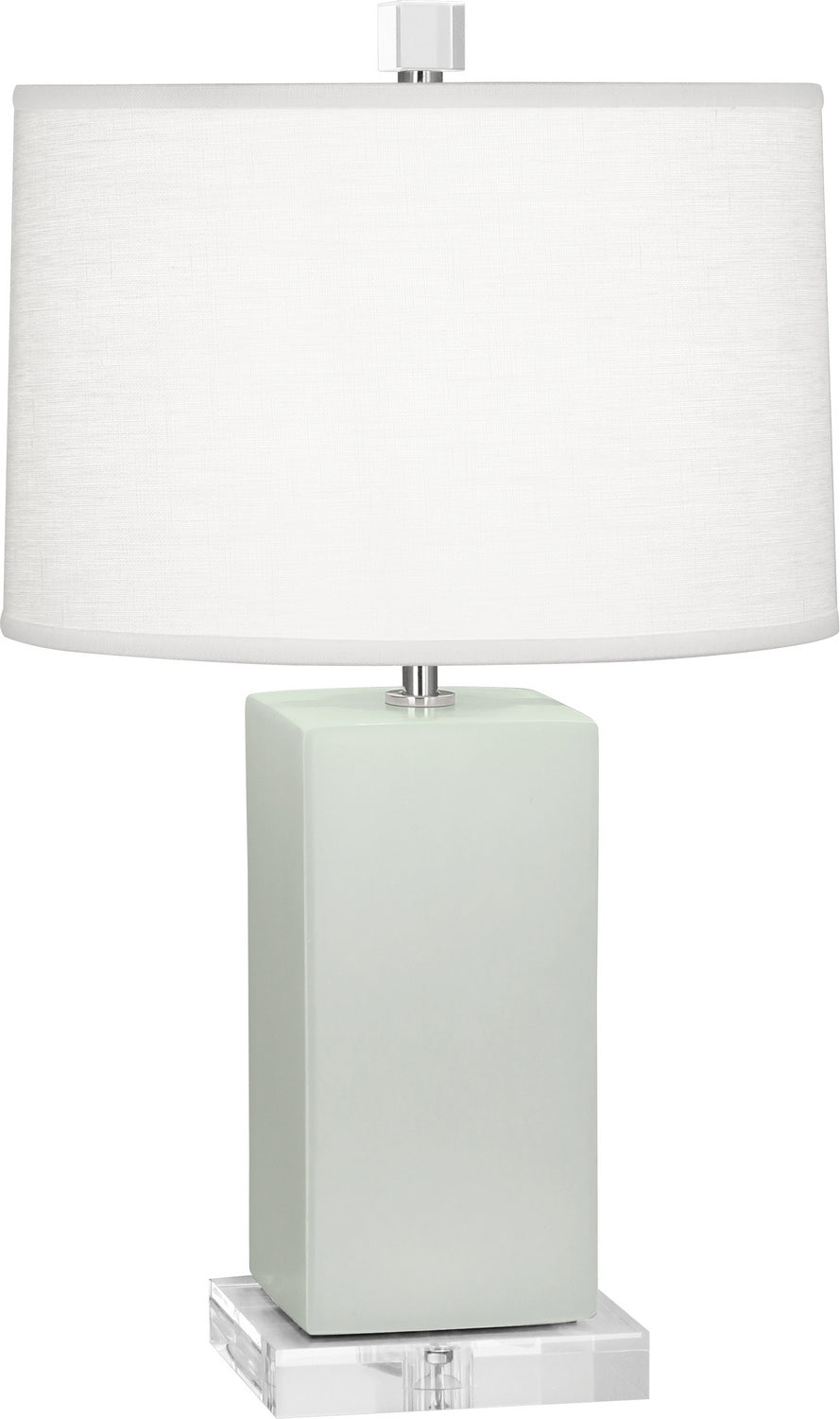 Robert Abbey Lighting MCL90 Harvey Lamp Matte Celadon Glazed