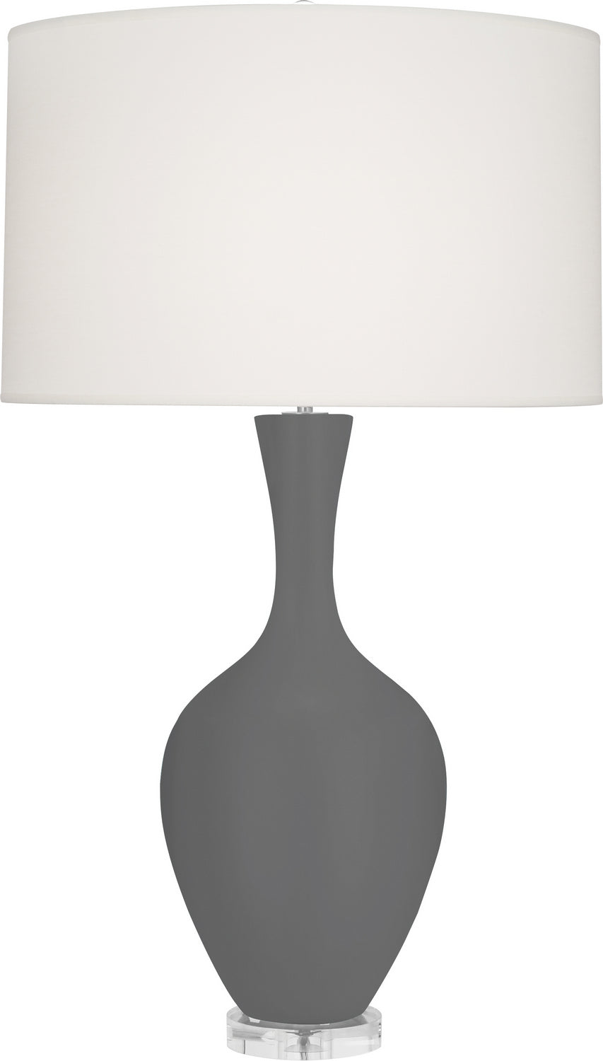 Robert Abbey Lighting MCR80 Audrey Lamp Matte Ash Glazed