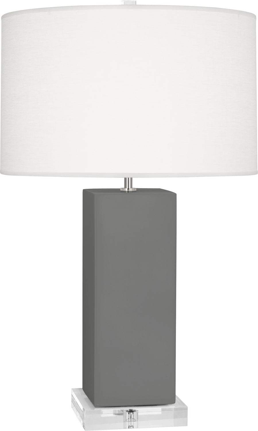 Robert Abbey Lighting MCR95 Harvey Lamp Matte Ash Glazed