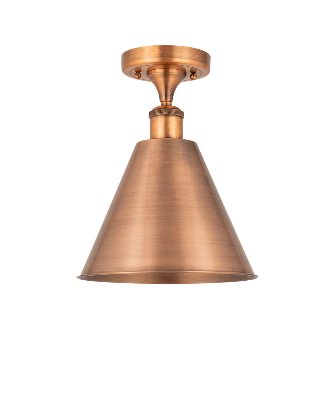 Innovations Ballston 516-1C-AC-MBC-12-AC-LED Ceiling Light - Antique Copper