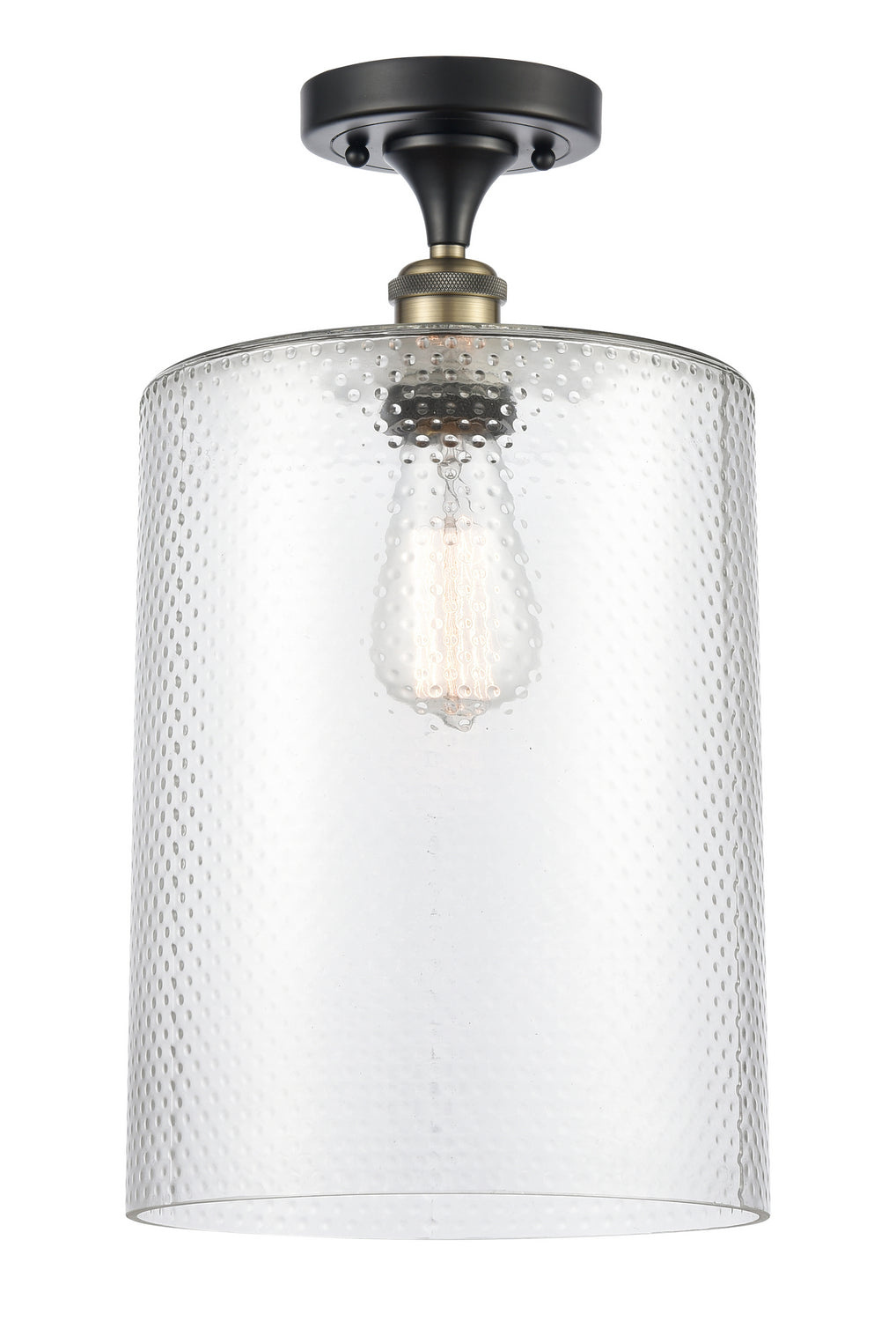 Innovations Ballston 516-1C-BAB-G112-L-LED Ceiling Light - Black Antique Brass