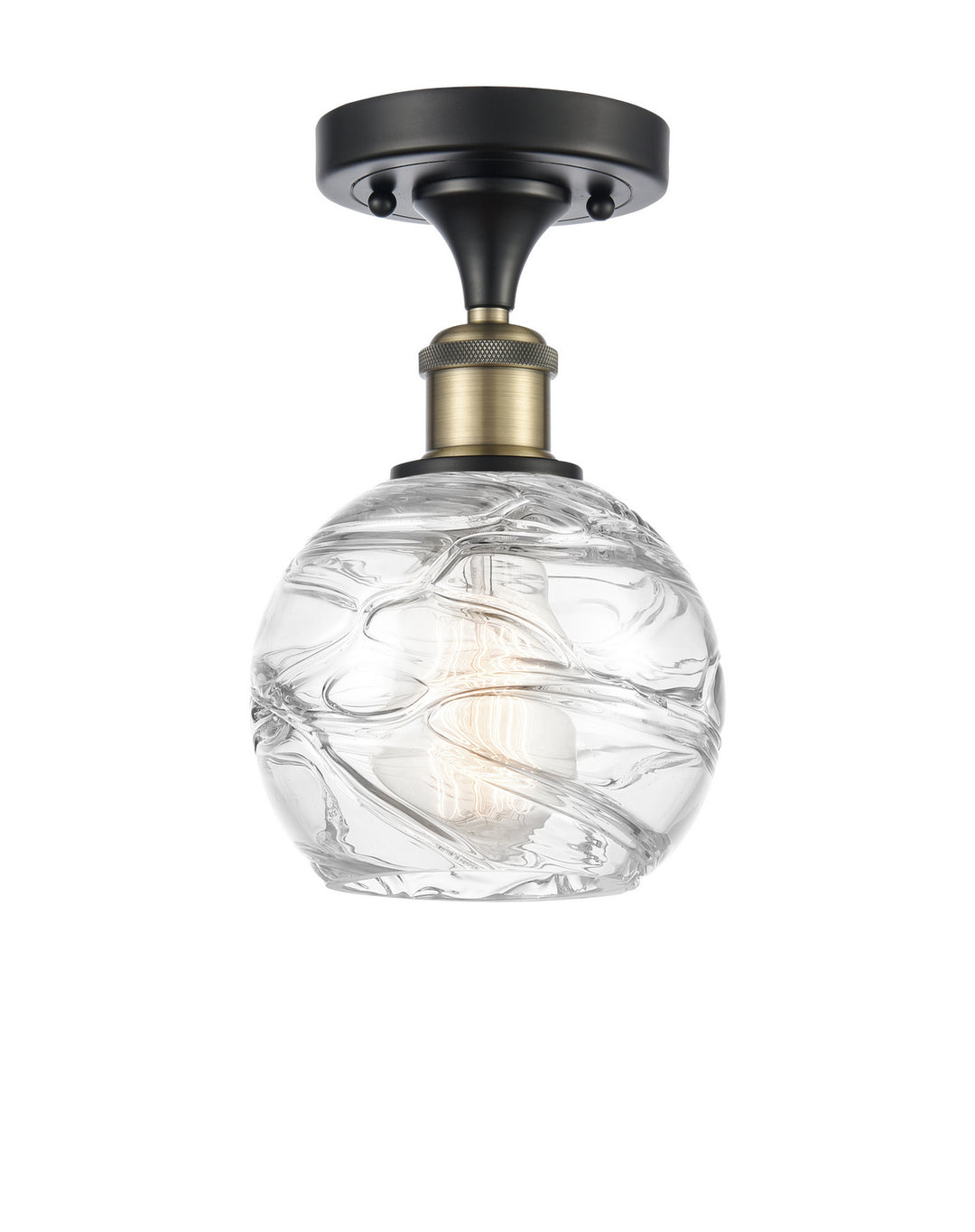 Innovations Ballston 516-1C-BAB-G1213-6 Ceiling Light - Black Antique Brass