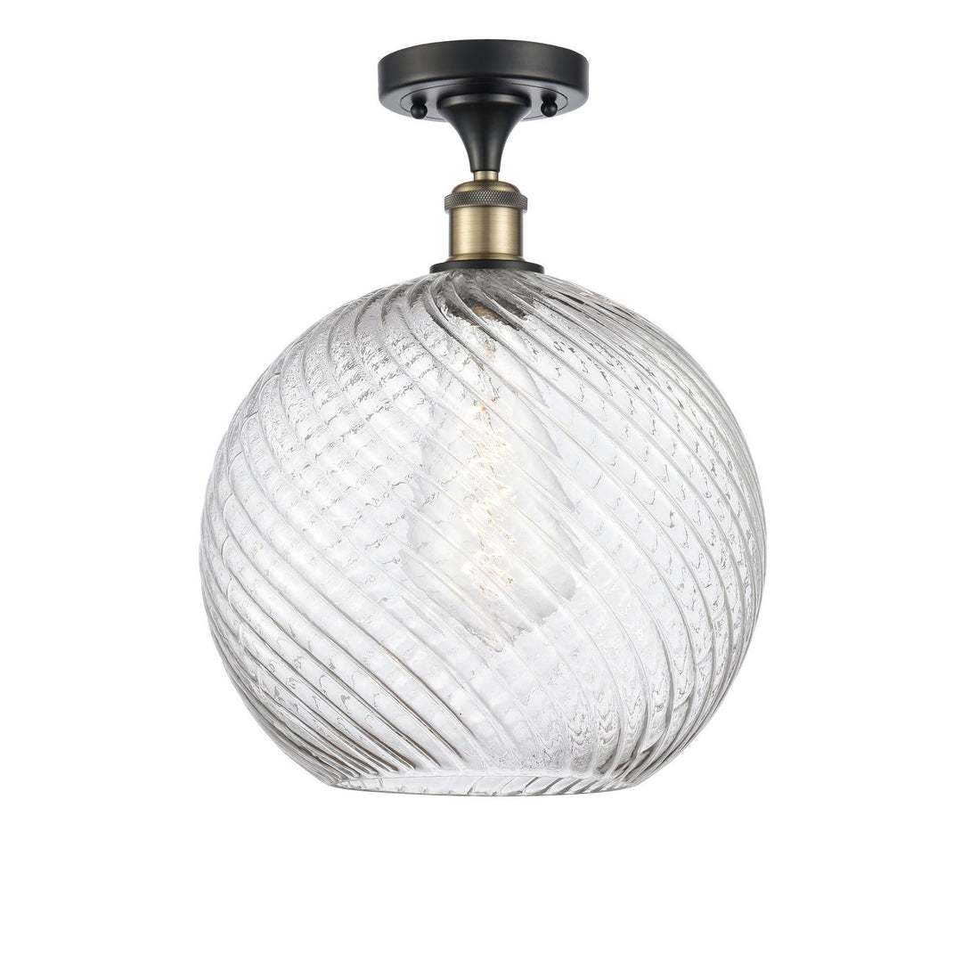 Innovations Ballston 516-1C-BAB-G1214-12-LED Ceiling Light - Black Antique Brass