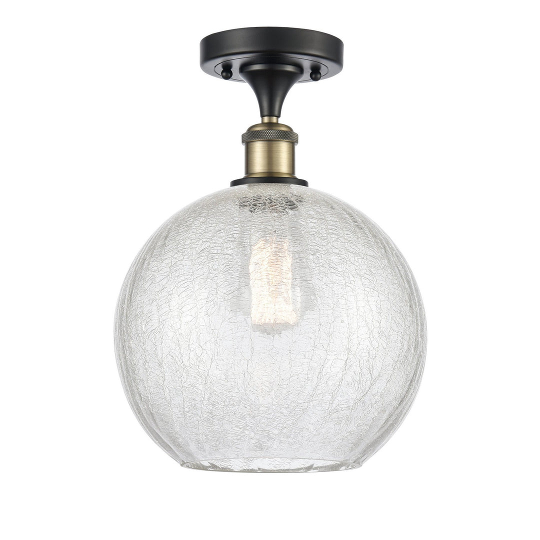 Innovations Ballston 516-1C-BAB-G125-10-LED Ceiling Light - Black Antique Brass