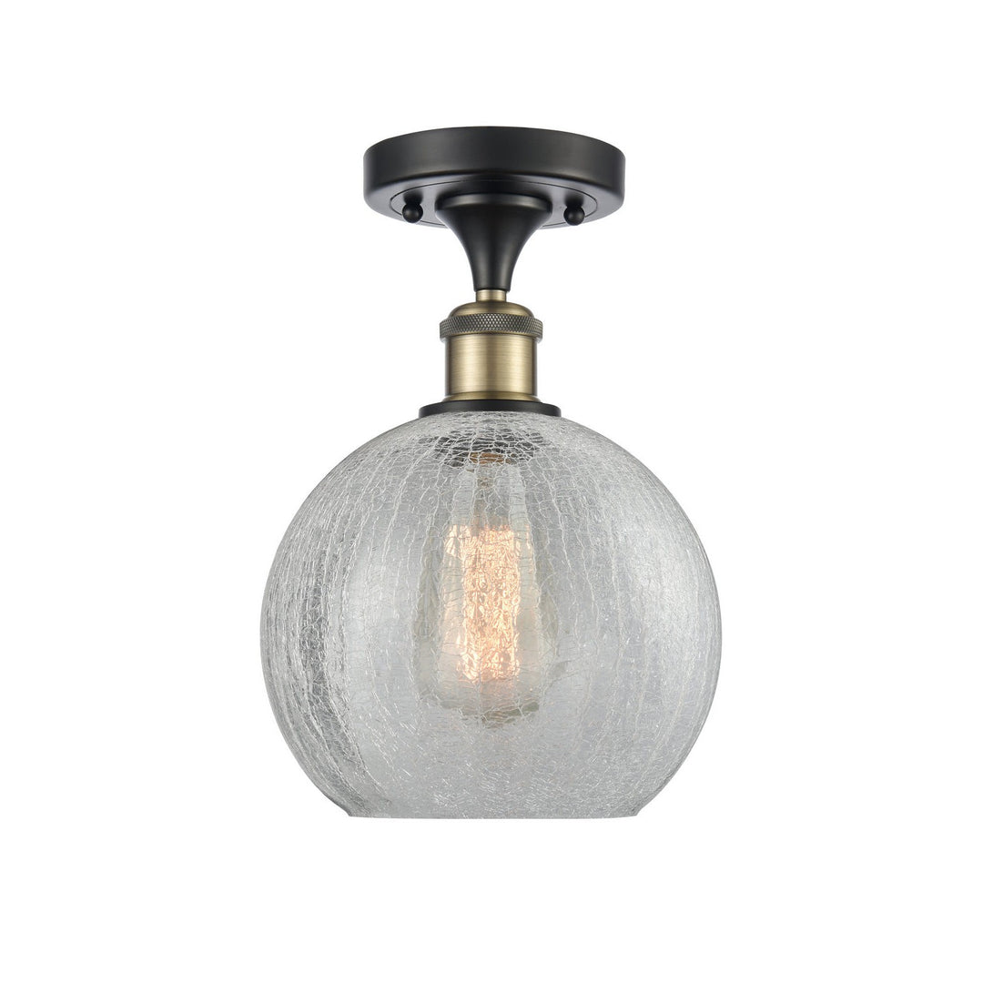 Innovations Ballston 516-1C-BAB-G125-8 Ceiling Light - Black Antique Brass