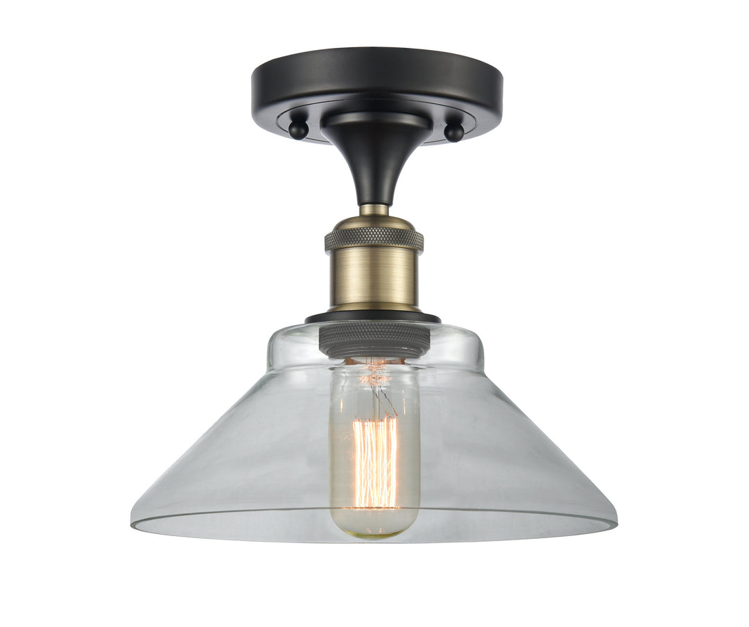 Innovations Ballston 516-1C-BAB-G132-LED Ceiling Light - Black Antique Brass